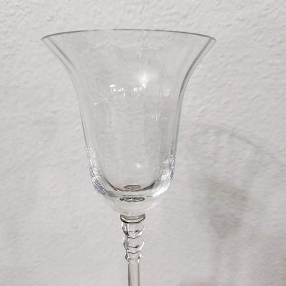 Vintage flare rim ribbed texture champagne glasses - Picture 3 of 7